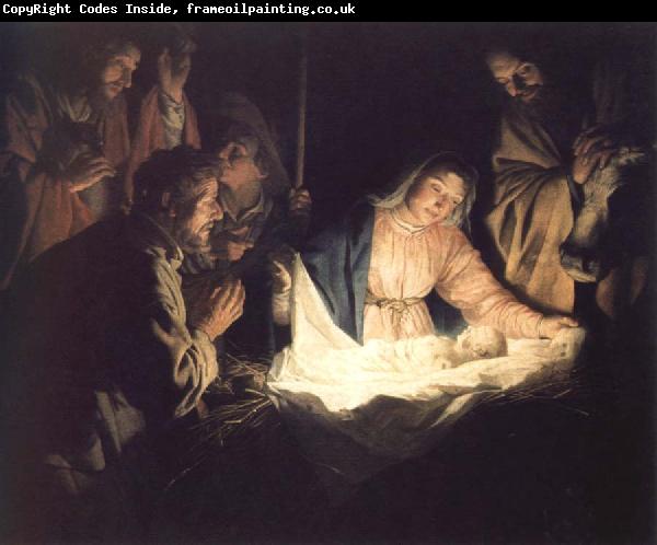 Gerrit van Honthorst adoration of the shepherds